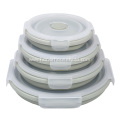 Silicone Round shaped lunch boxes